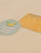 Load image into Gallery viewer, mushroom graphic long tee / BEIGE