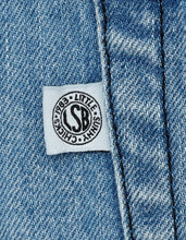 Load image into Gallery viewer, denim big pants / BLUE