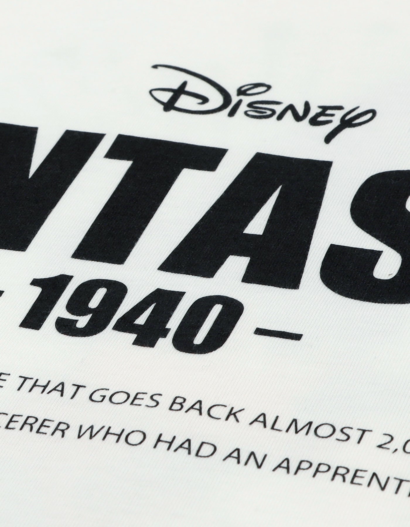 little sunny bite Disney collection / fantasia mickey mouse big tee / WHITE