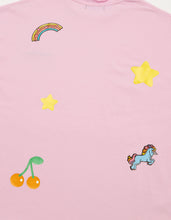 Load image into Gallery viewer, hello kitty x little sunny bite frill long tee / PINK