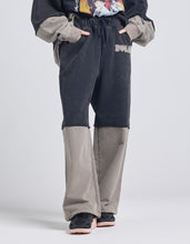 Load image into Gallery viewer, fake layered pants / BLACK