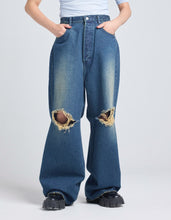 Load image into Gallery viewer, denim big pants / INDIGO