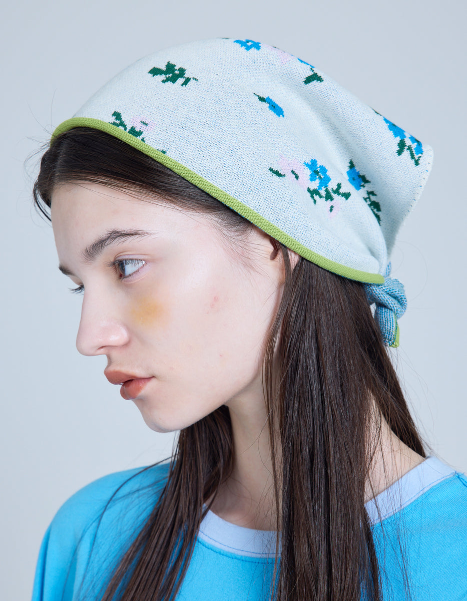 little sunny bite (リトルサニーバイト) knit scarf / FLOWER little sunny bite