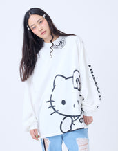 Load image into Gallery viewer, HELLO KITTY x little sunny bite long tee / WHITE
