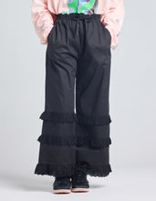 Load image into Gallery viewer, bear lace pants / BLACK