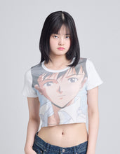 Load image into Gallery viewer, evangelion x little sunny bite mini tee / WHITE