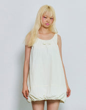 Load image into Gallery viewer, nylon mini dress / WHITE