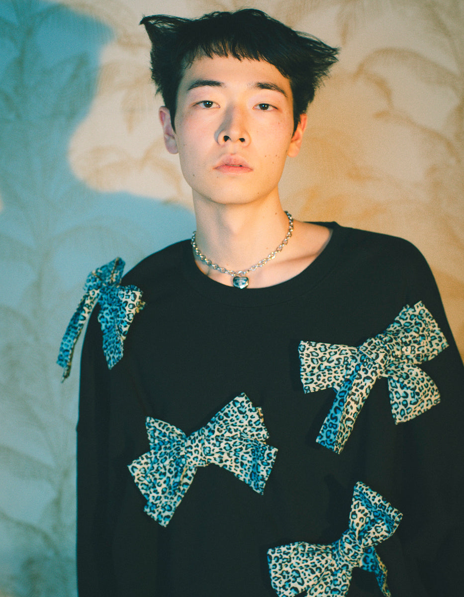 little sunny bite (リトルサニーバイト)leopard sweat top
