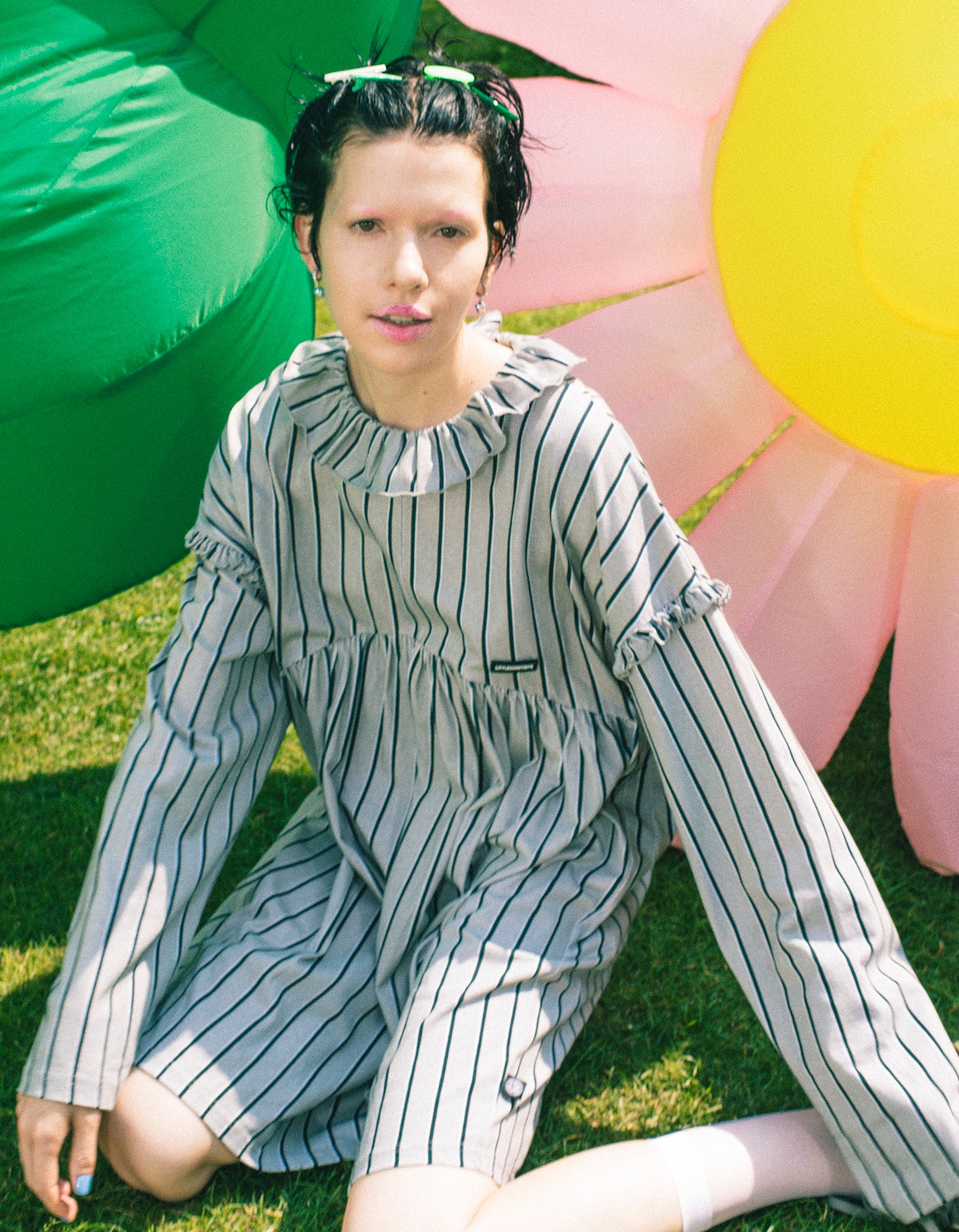 baseball dress / GRAY