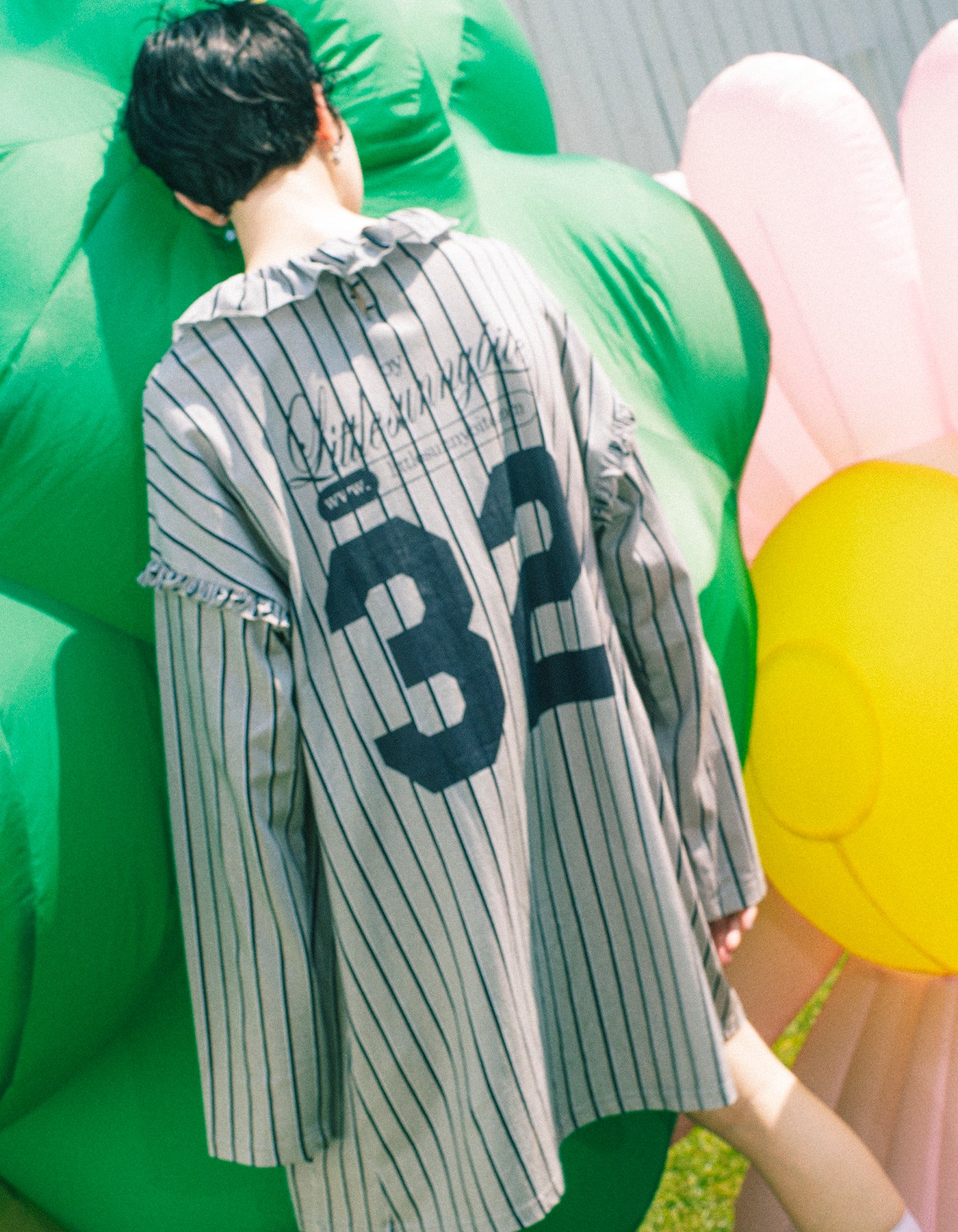 baseball dress / GRAY
