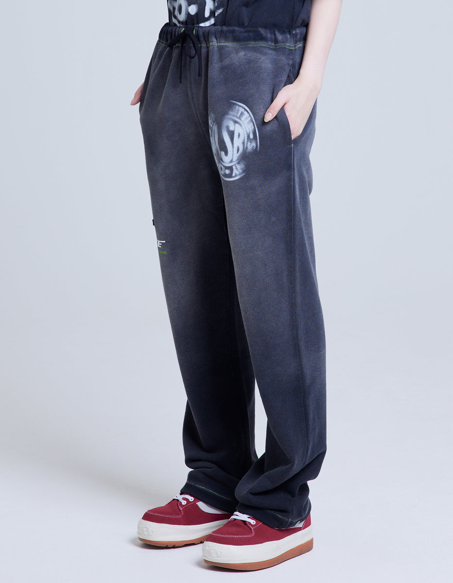 little sunny bite (リトルサニーバイト)gradation logo sweat pants