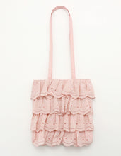 Load image into Gallery viewer, bear lace bag / PINK