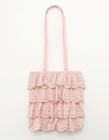 bear lace bag / PINK