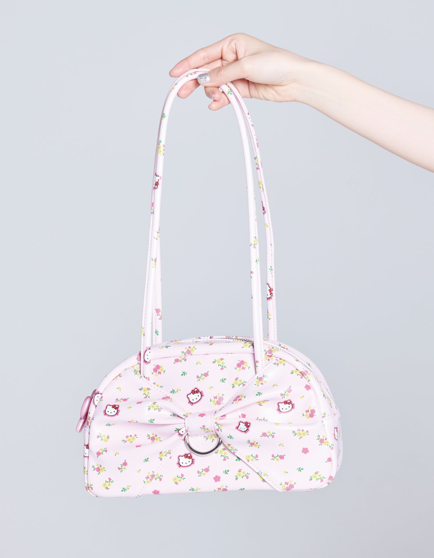 hello kitty x little sunny bite ribbon bag / PINK