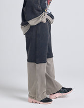 Load image into Gallery viewer, fake layered pants / BLACK