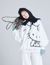 Load image into Gallery viewer, hello kitty x little sunny bite ribbon bag / BLACK