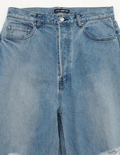 Load image into Gallery viewer, denim big pants / BLUE
