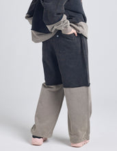 Load image into Gallery viewer, fake layered pants / BLACK