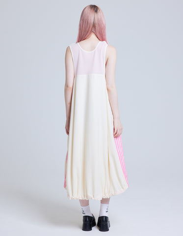 nylon heartful long dress / IVORY