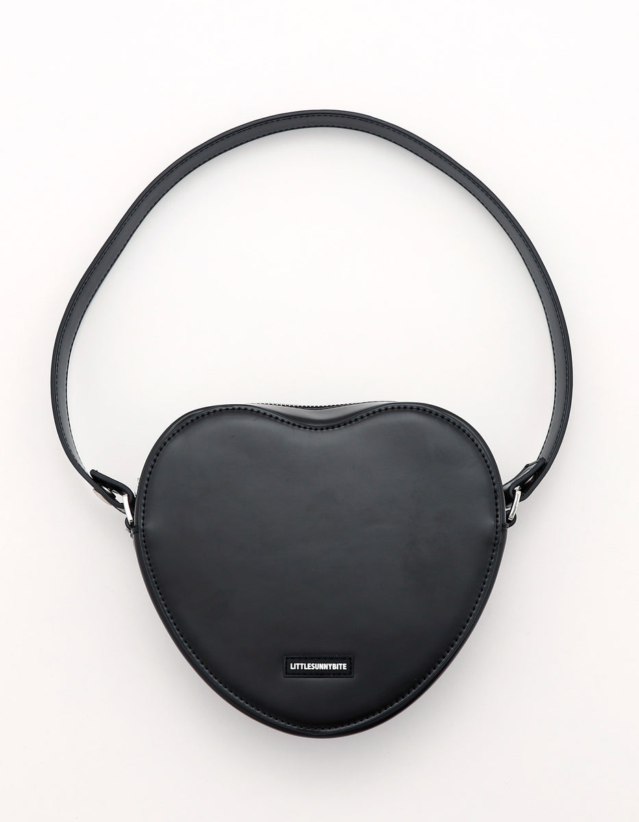 little sunny bite (リトルサニーバイト)heart bag / BLACK – little