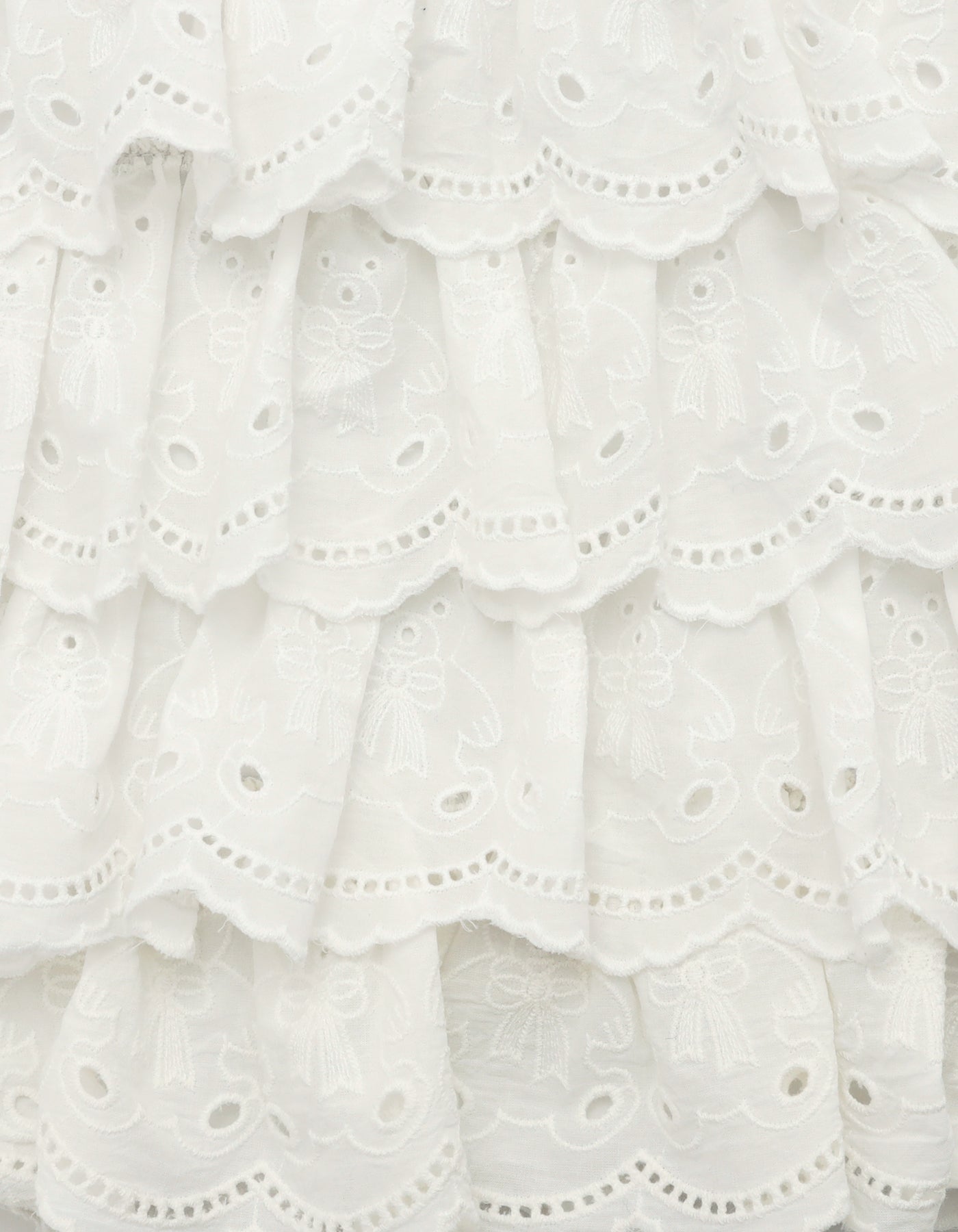 bear lace bag / WHITE