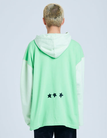 angel stitch hoodie / GREEN×GREEN