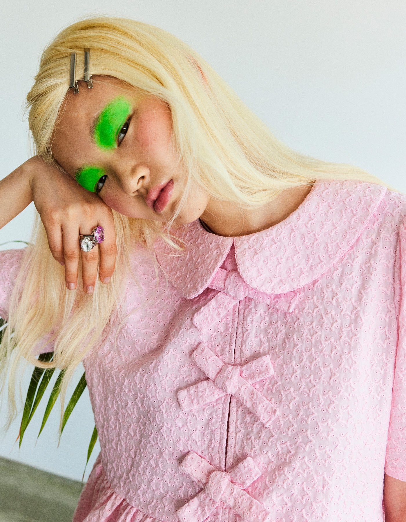 star mini dress / PINK