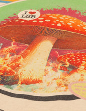 Load image into Gallery viewer, mushroom graphic long tee / BEIGE