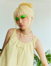 Load image into Gallery viewer, nylon mini dress / YELLOW