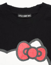 Load image into Gallery viewer, hello kitty x little sunny bite long tee / BLACK