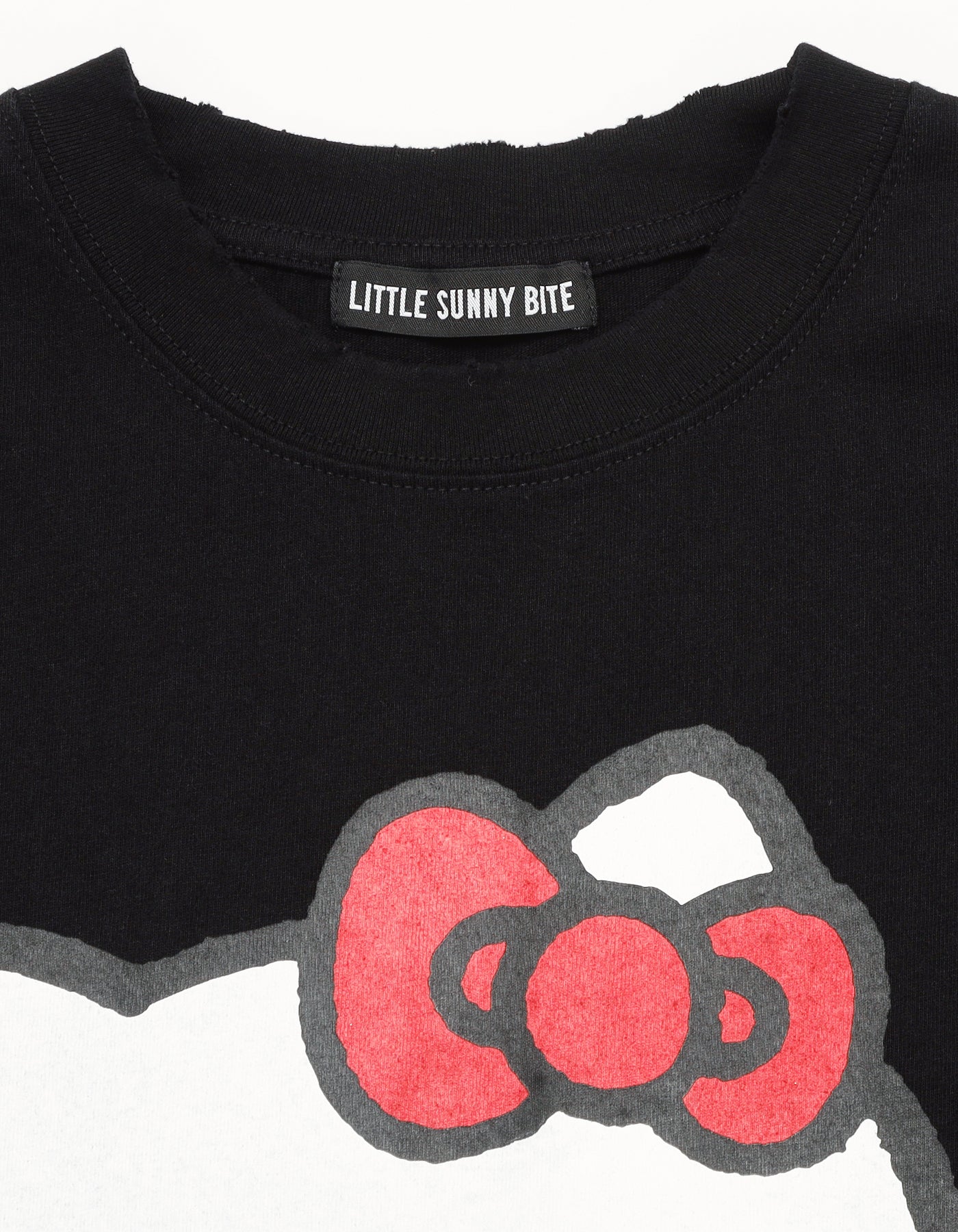 hello kitty x little sunny bite long tee / BLACK
