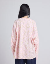 Load image into Gallery viewer, evangelion x little sunny bite floral fake layered long tee / PINK