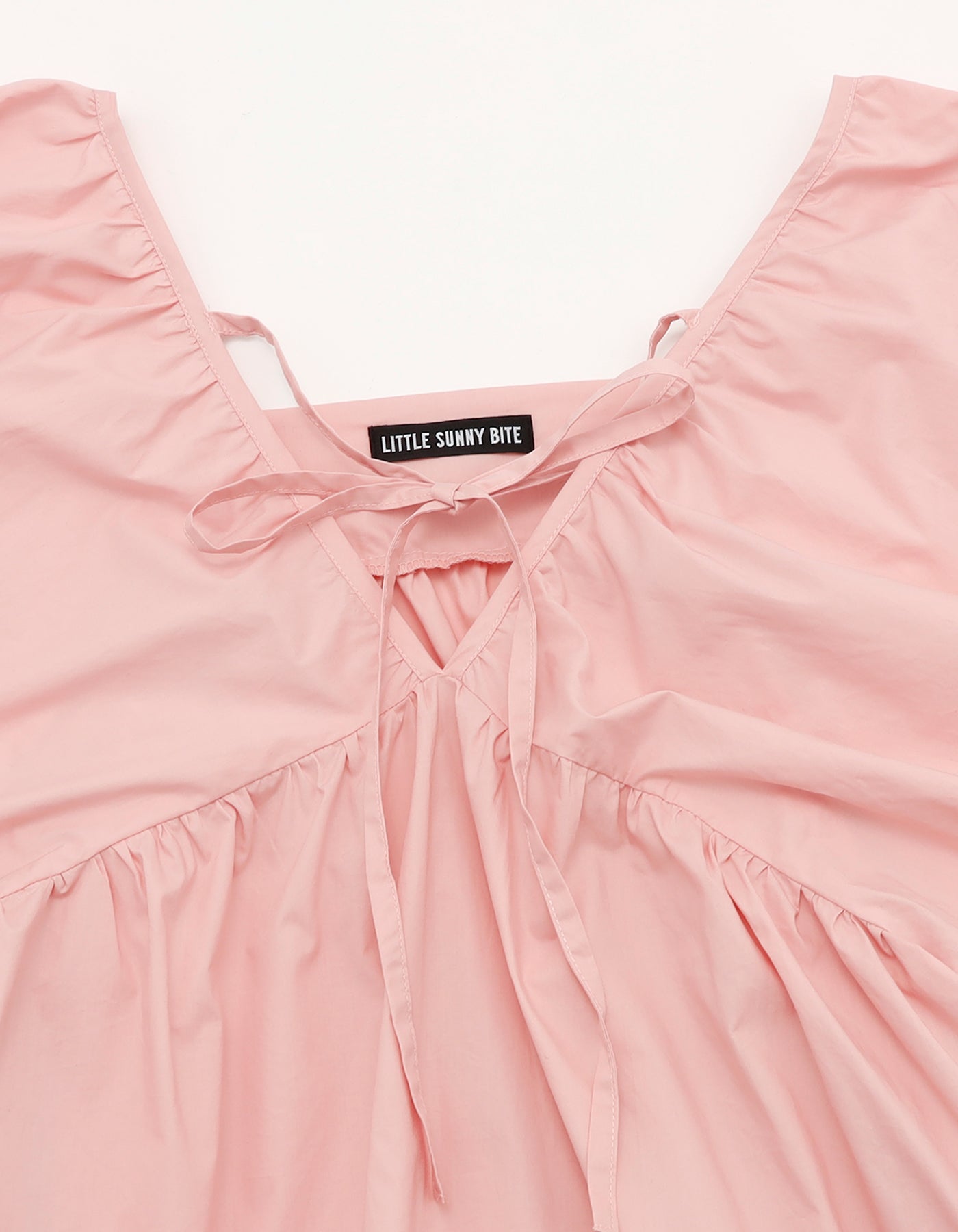 bear lace dress / PINK