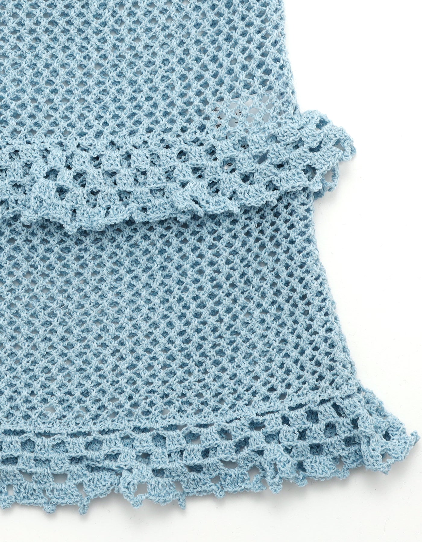 knit long dress / BLUE