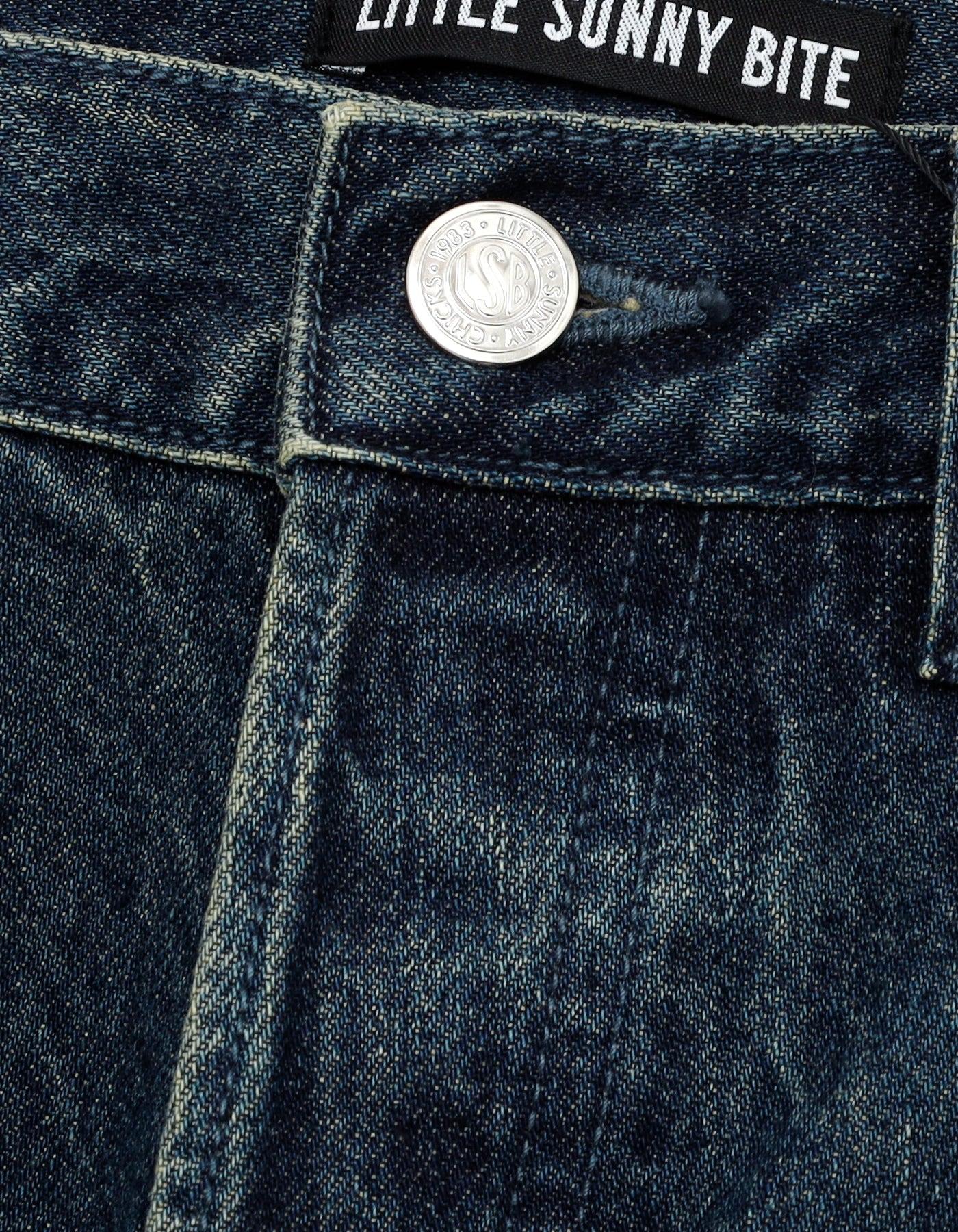 denim big pants / INDIGO