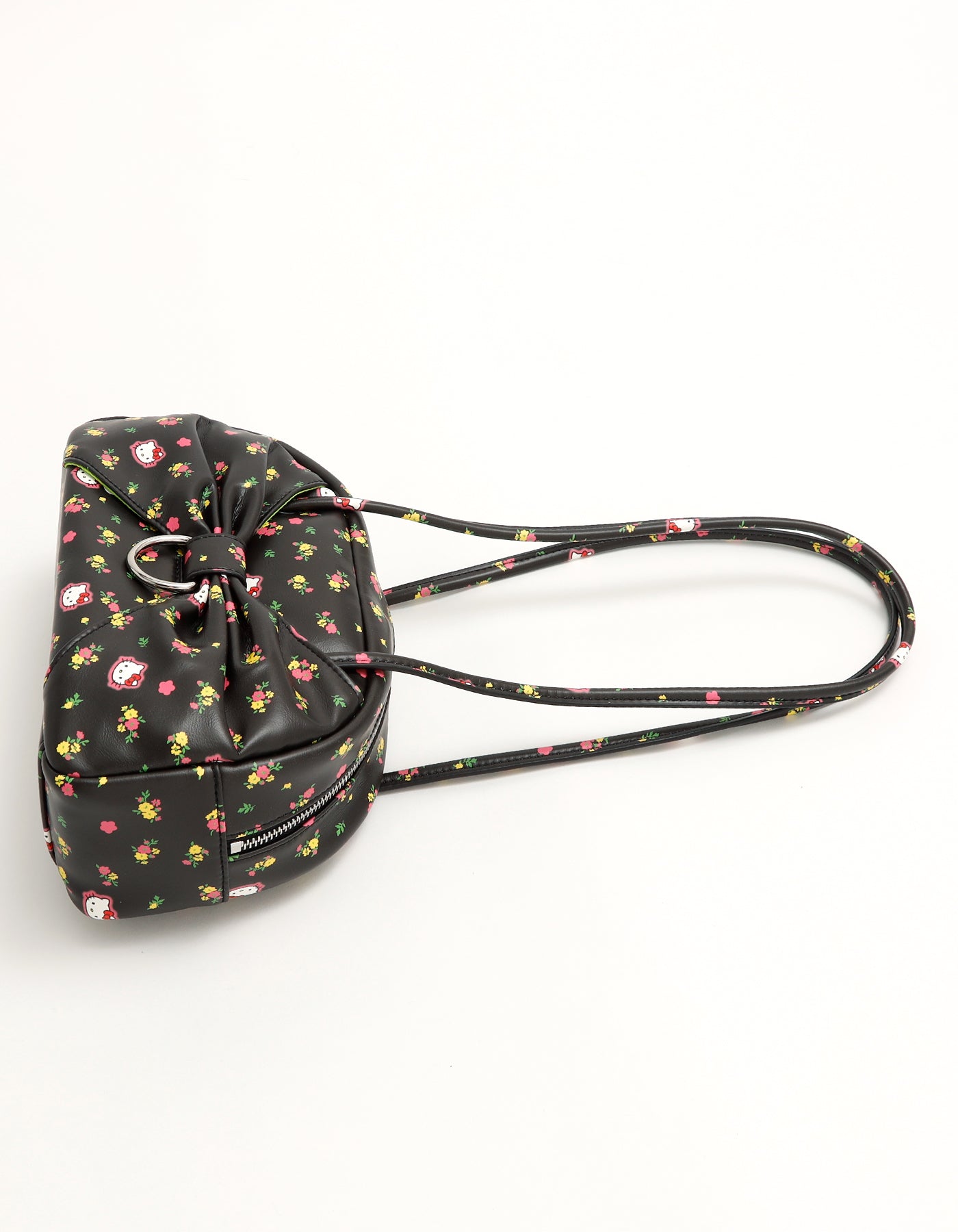 hello kitty x little sunny bite ribbon bag / BLACK