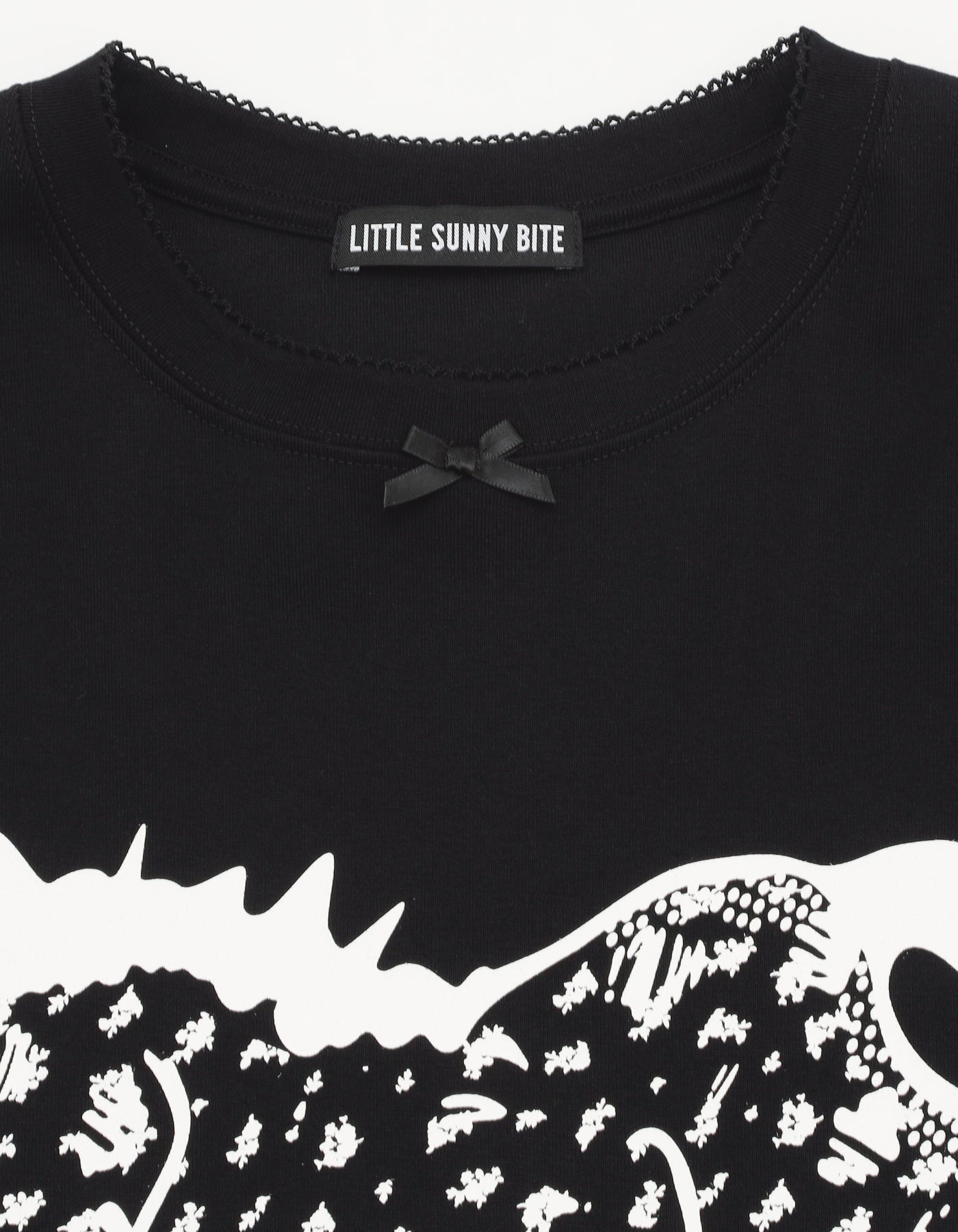 pony big tee / BLACK