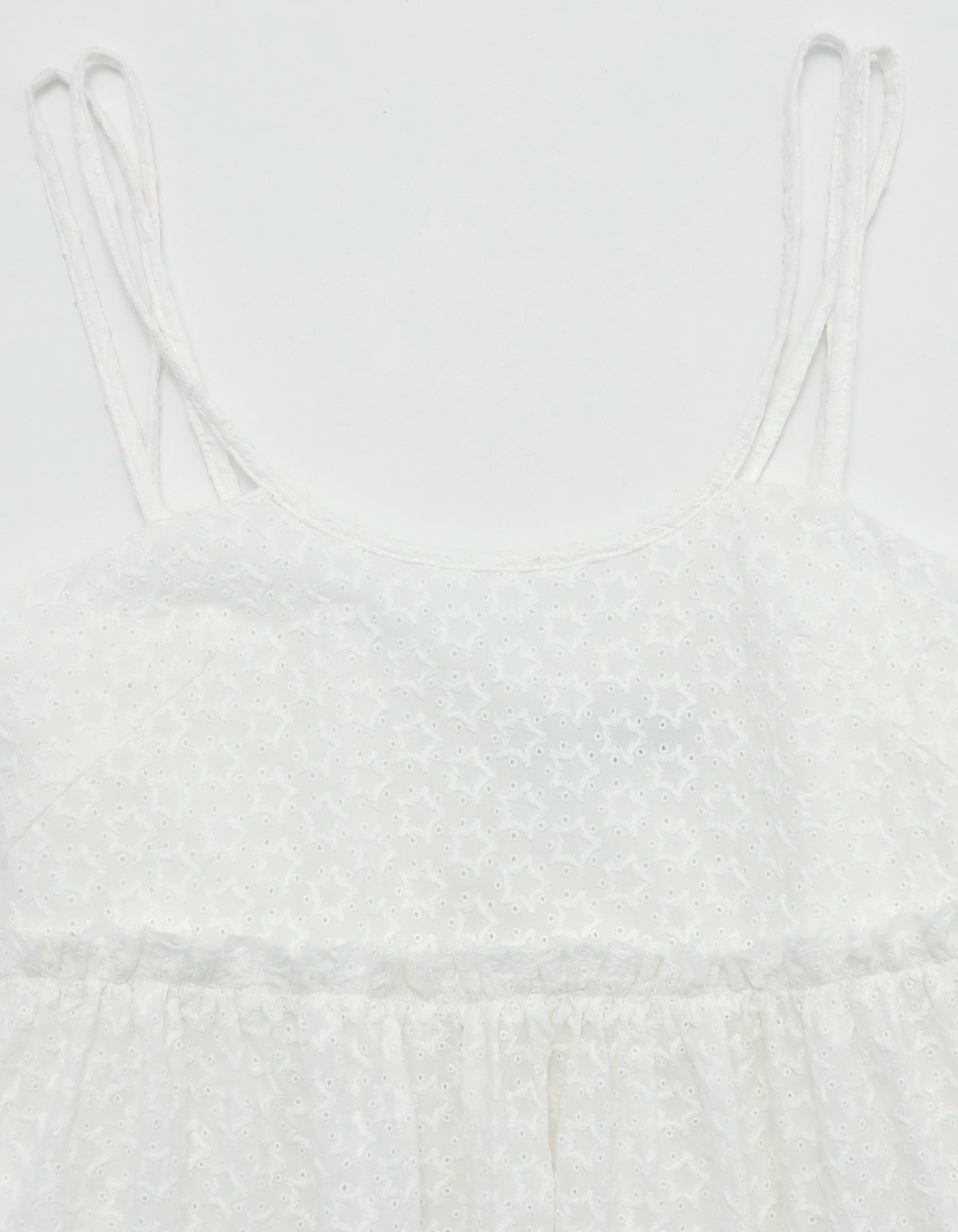 star long dress / WHITE