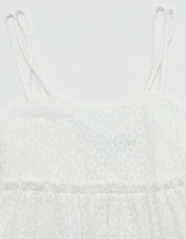 star long dress / WHITE