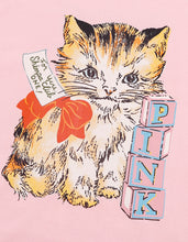 画像をギャラリービューアに読み込む, little sunny bite と pink house cat long tee / PINK