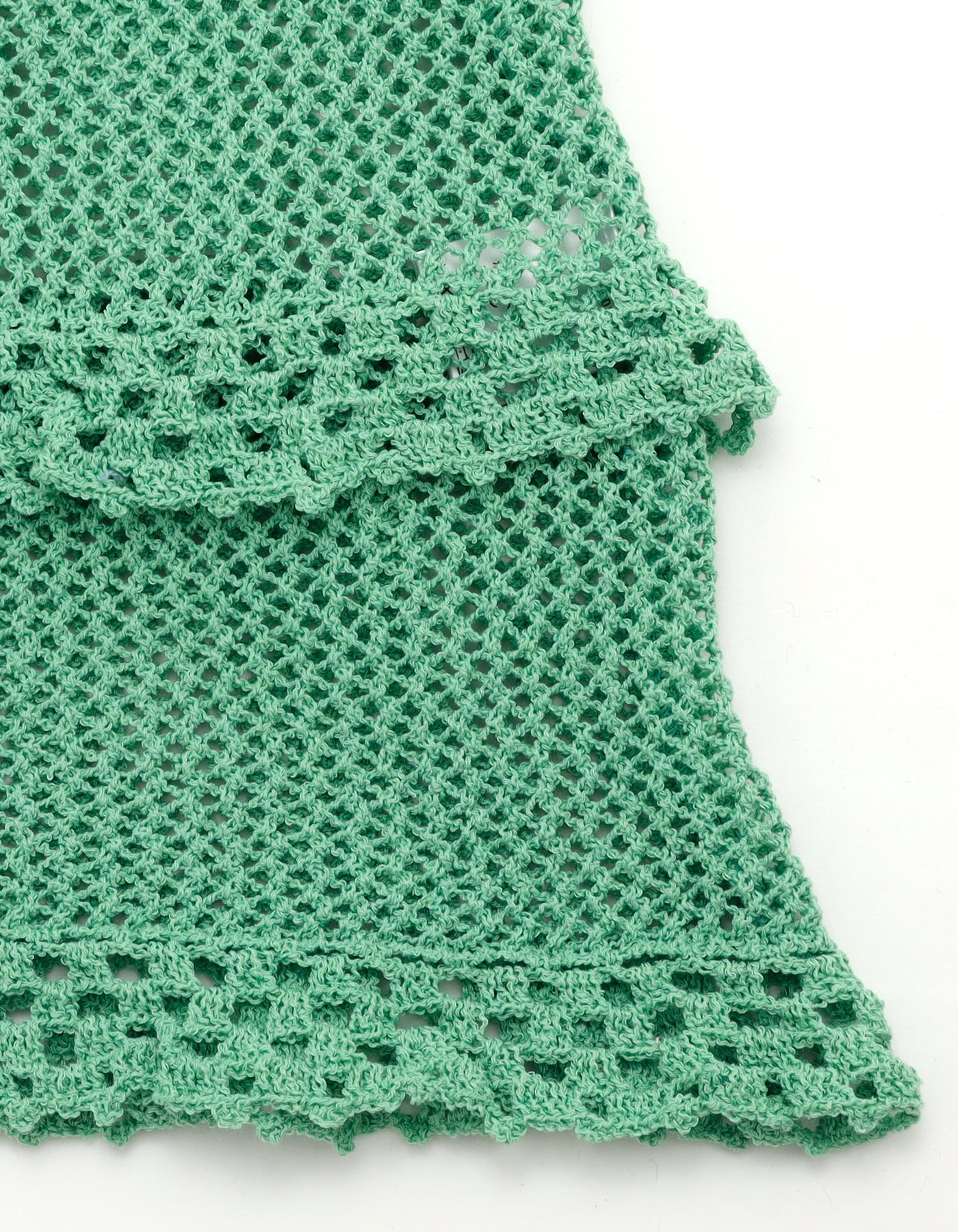 knit long dress / GREEN