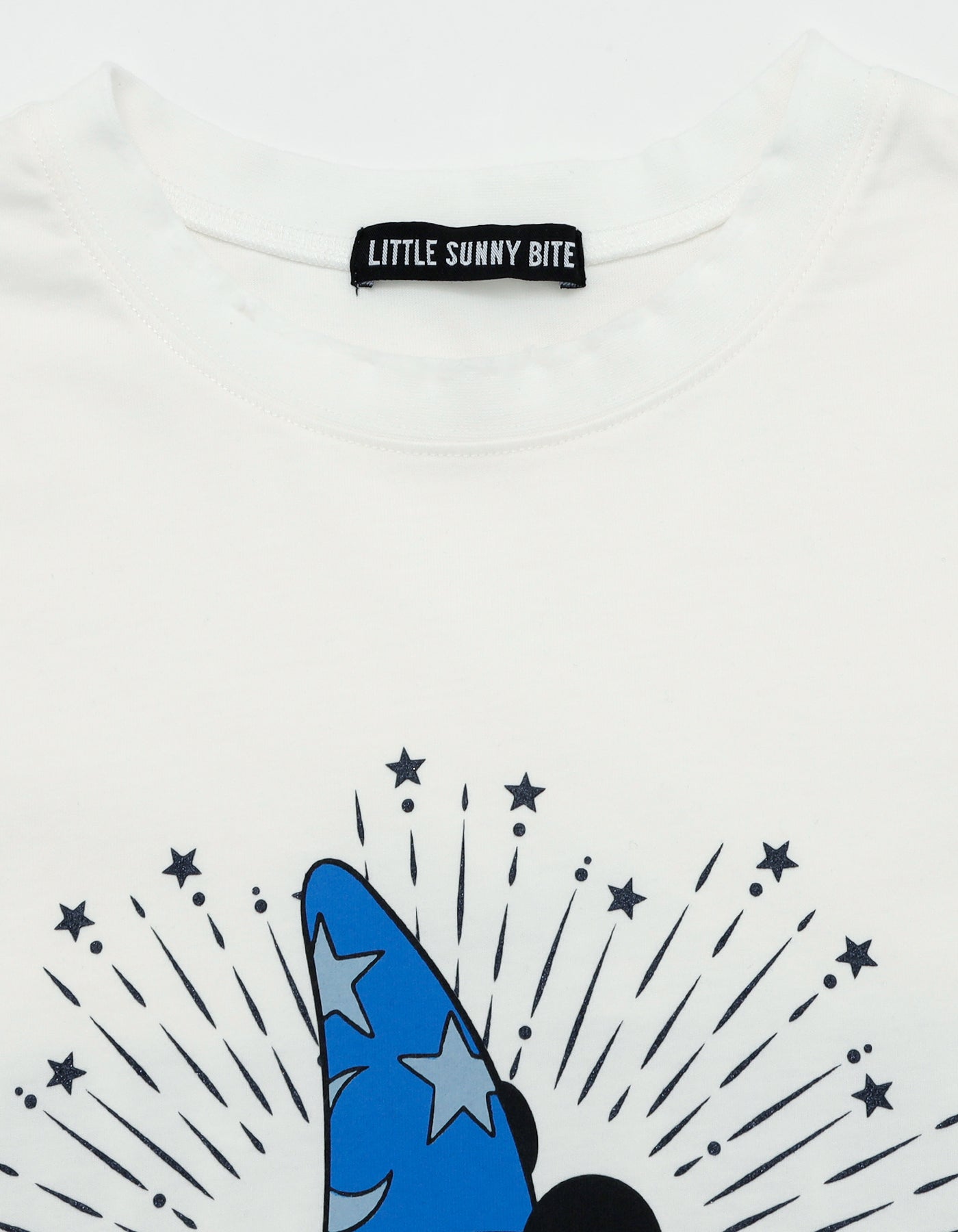 little sunny bite Disney collection / fantasia mickey mouse big tee / WHITE