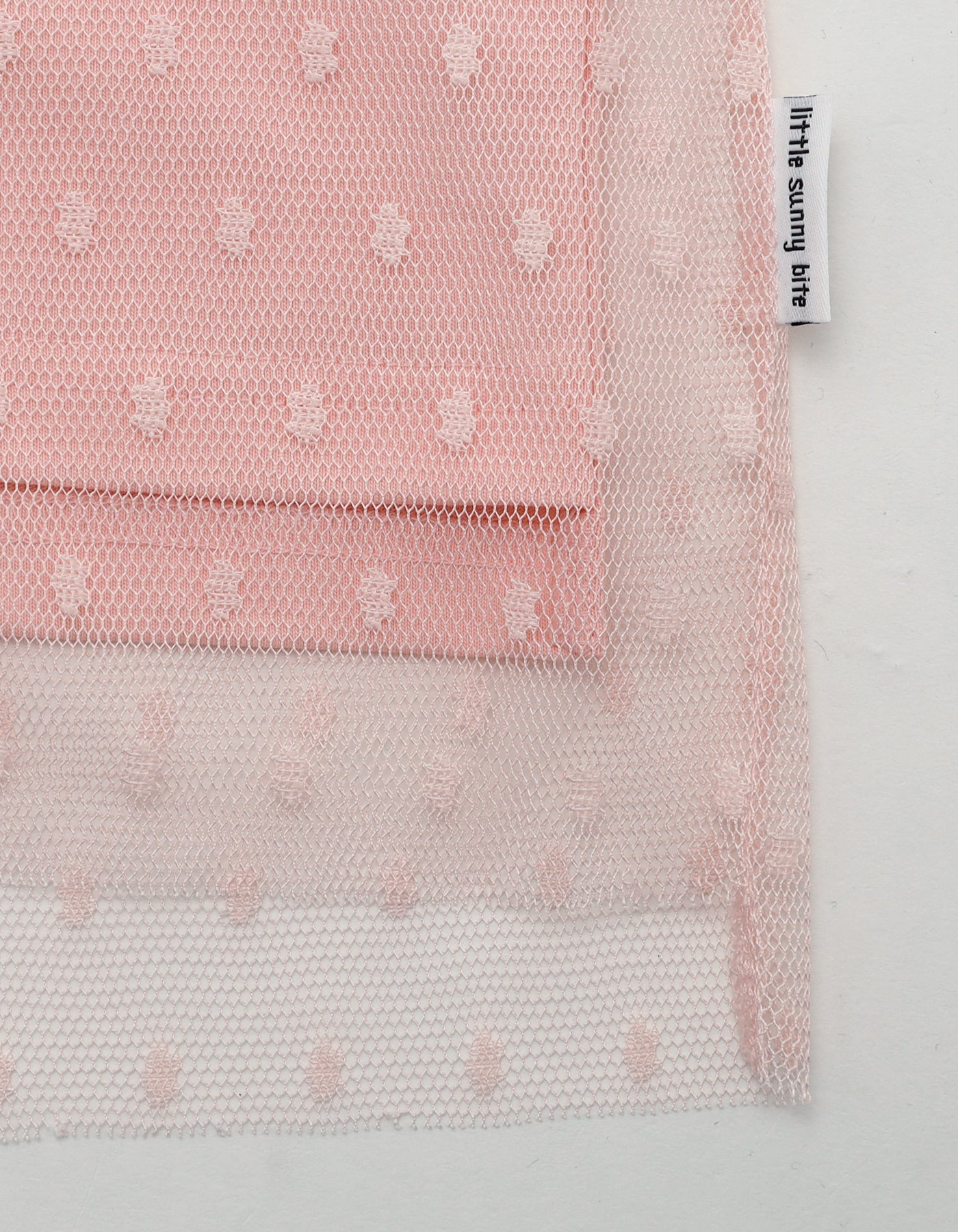 fake layered tulle long tee / PINK