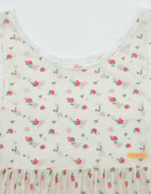 Load image into Gallery viewer, original floral tulle dress / WHITE