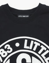 Load image into Gallery viewer, logo sweat top / BLACK