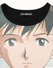Load image into Gallery viewer, evangelion x little sunny bite mini tee / BLACK