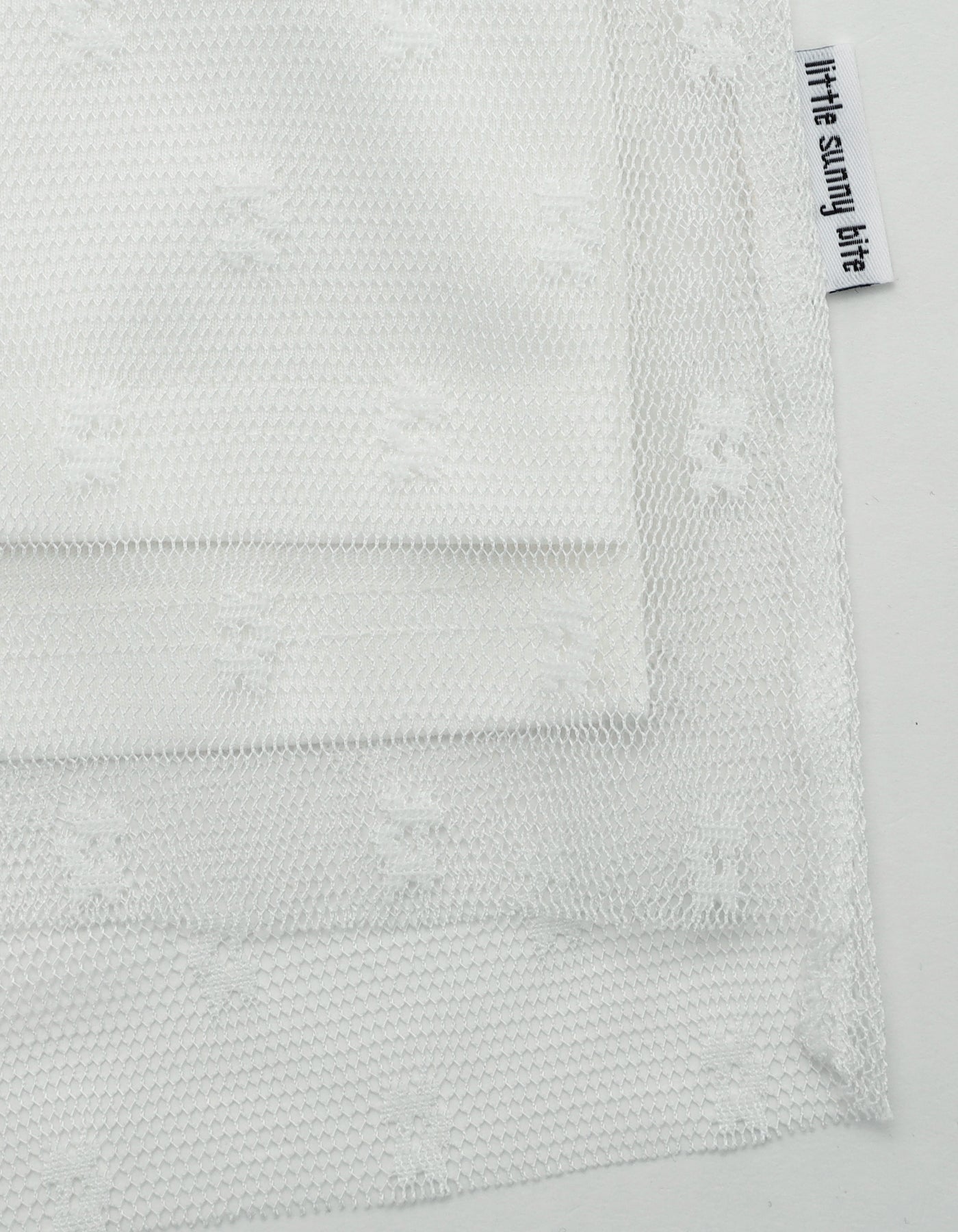 fake layered tulle long tee / WHITE