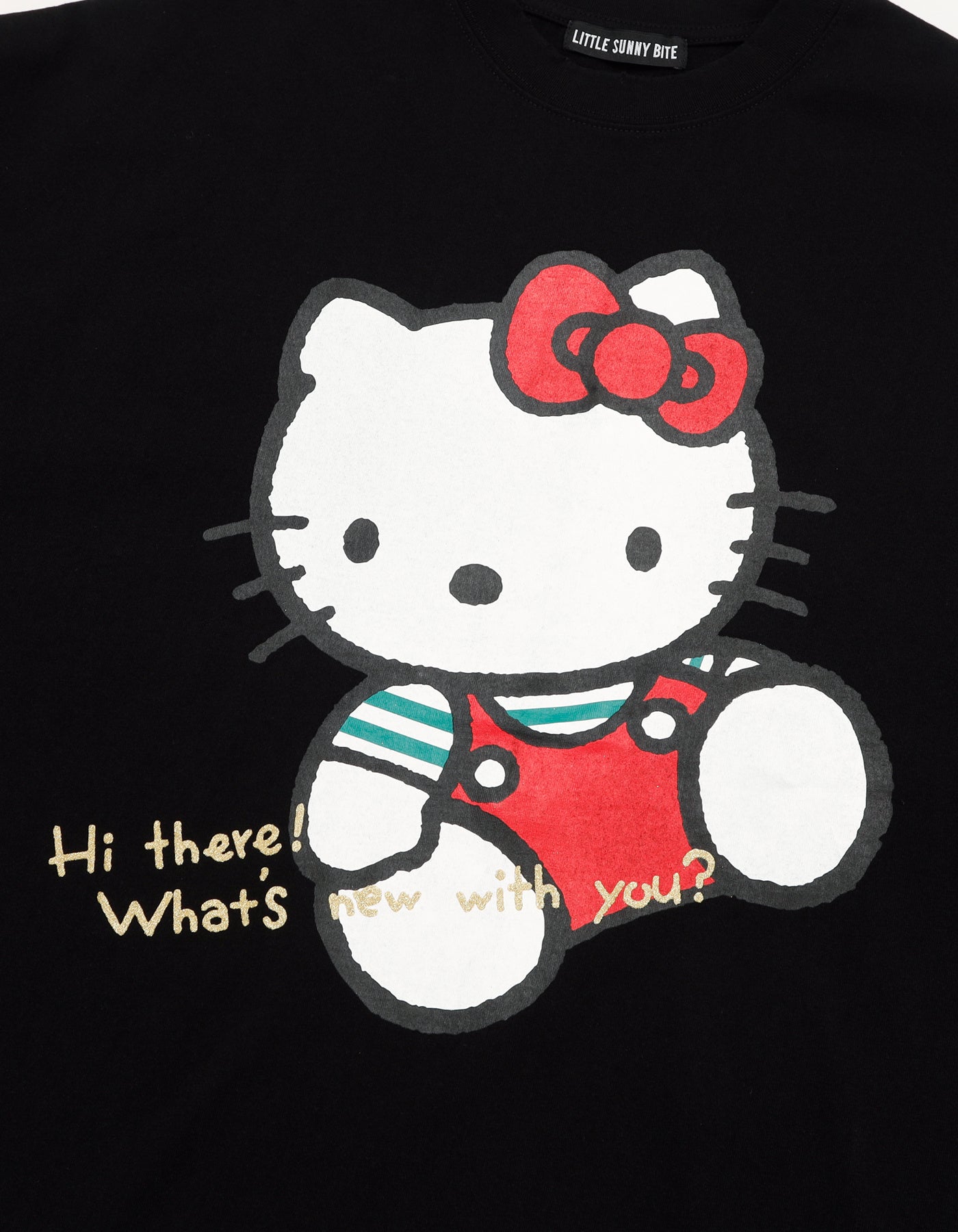 hello kitty x little sunny bite long tee / BLACK