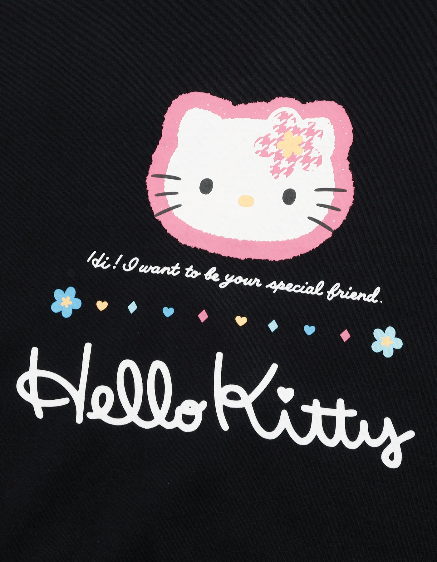 hello kitty x little sunny bite hoodie / BLACK