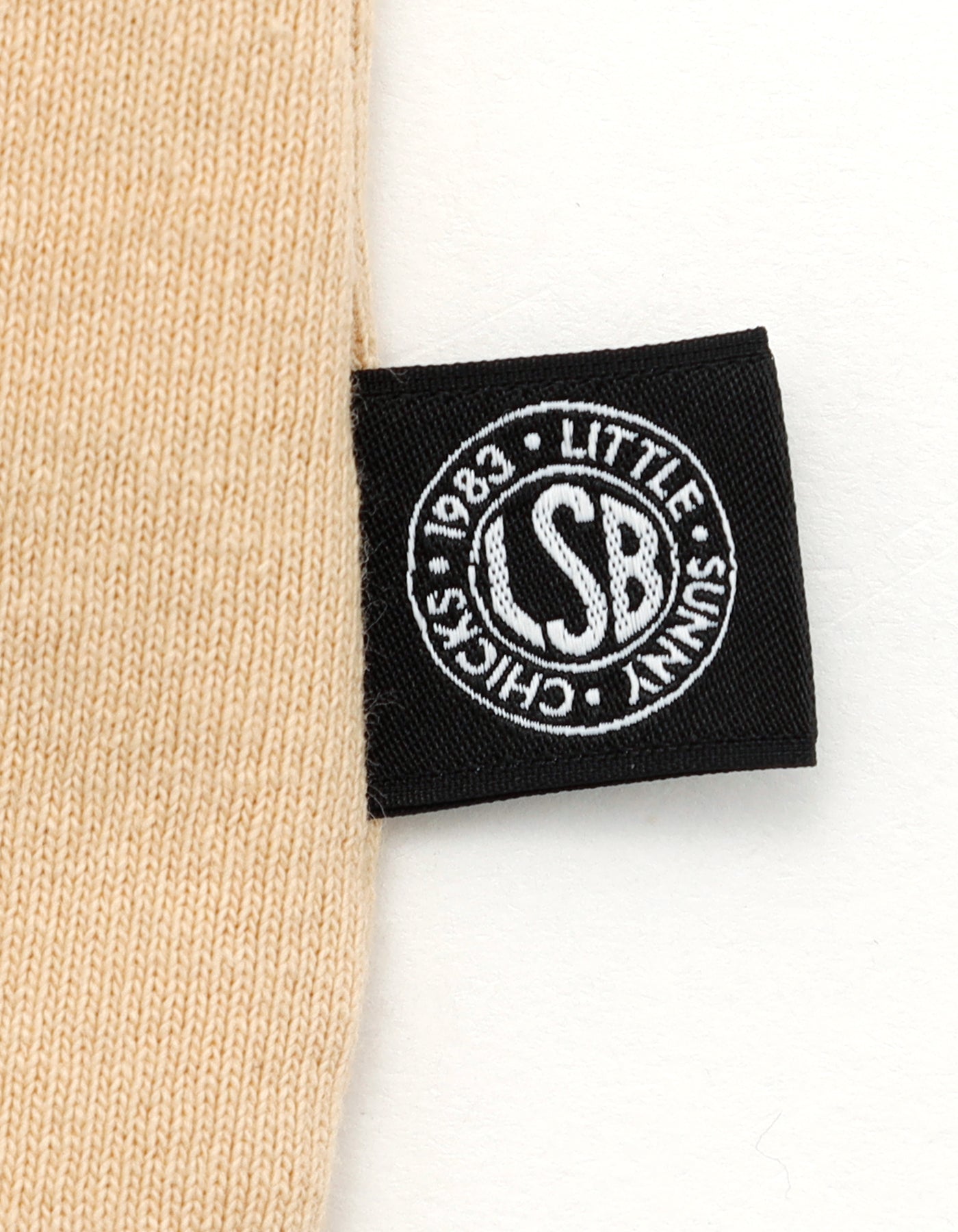 mushroom graphic long tee / BEIGE